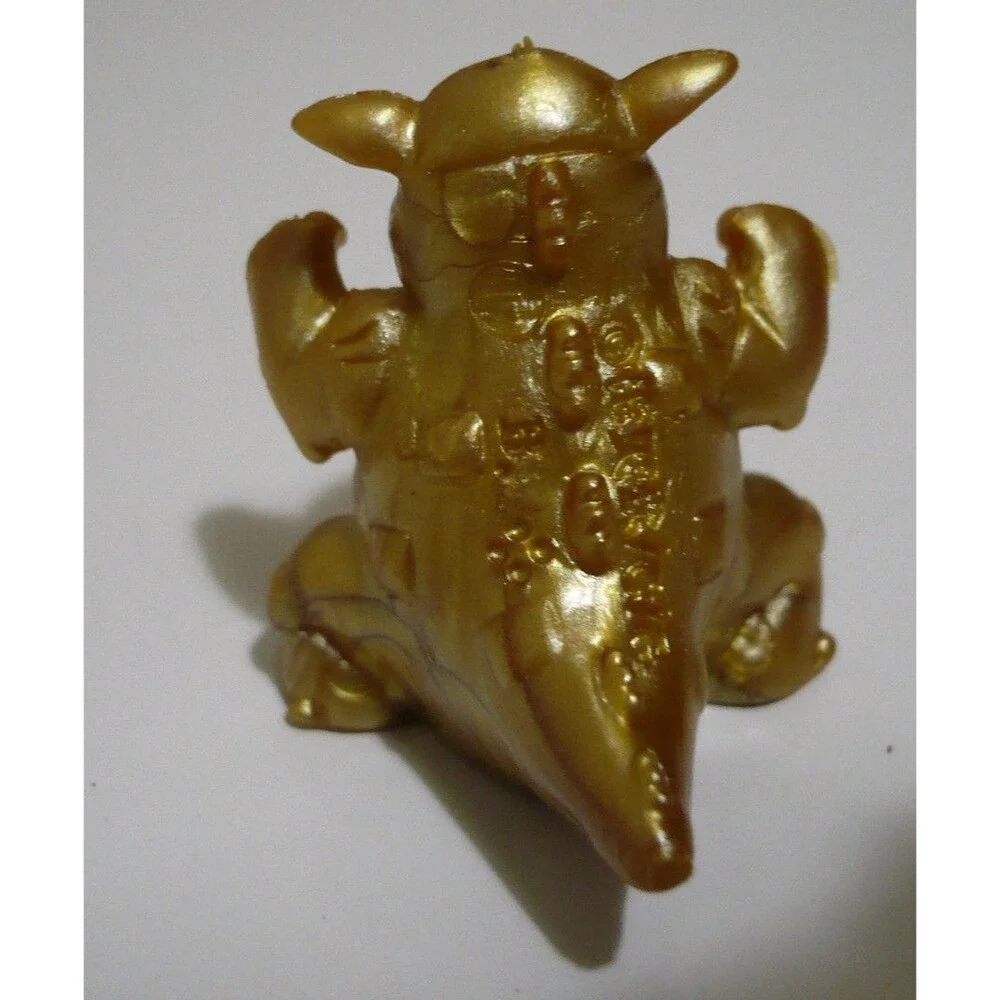 Pokemon Mini Figure Kangaskhan Gold Color From Daizanshu Book Bandai RARE